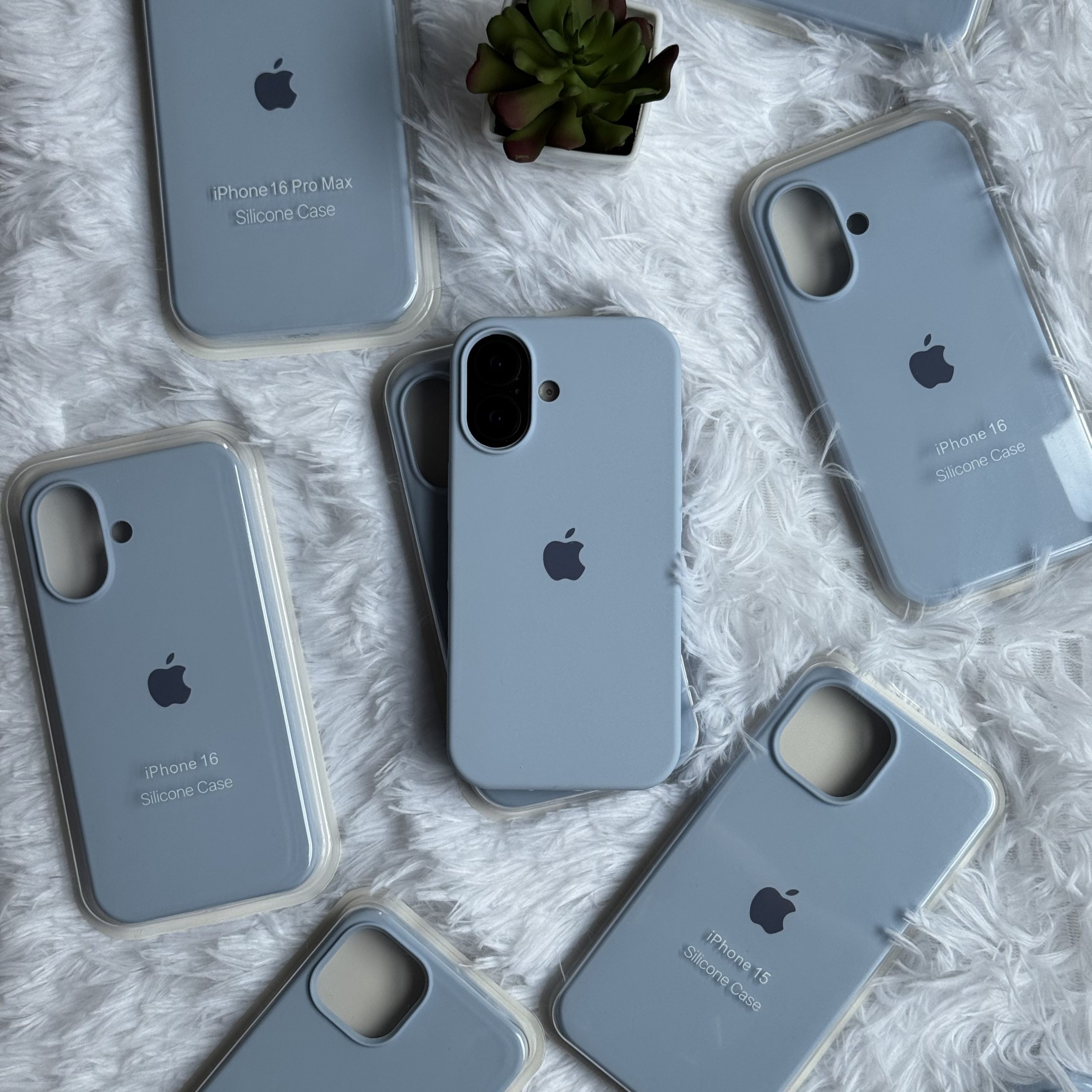 funda iphone azul 17 con logo