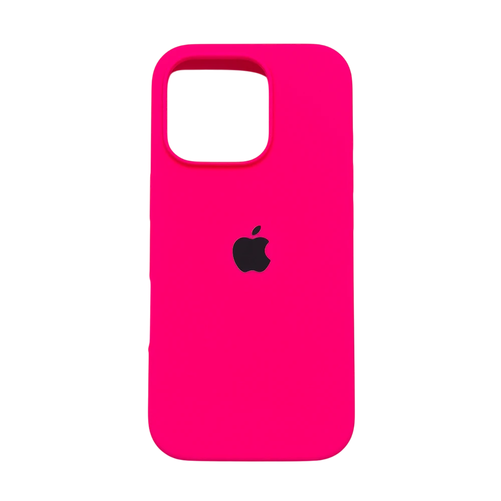 funda iphone fucsia logo