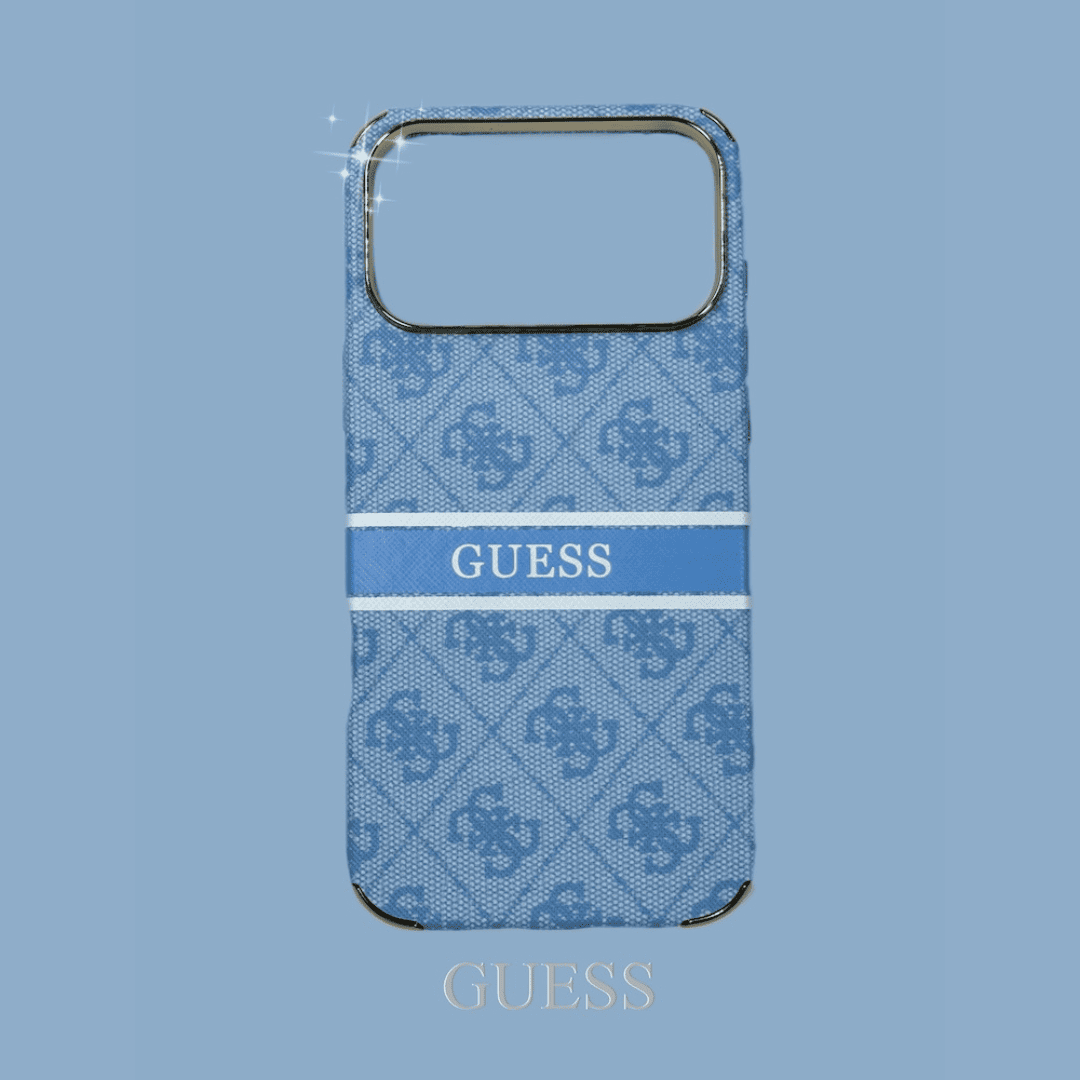 funda guess iphone azul 17 pro max