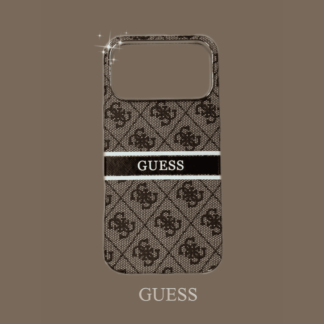 funda guess iphone marron 17 pro max