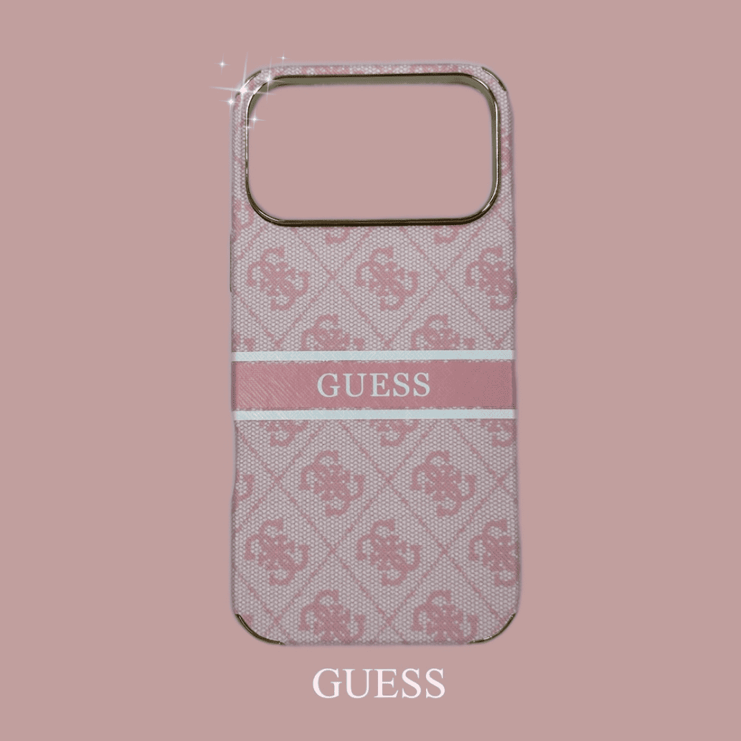 funda guess iphone rosa 17 pro max