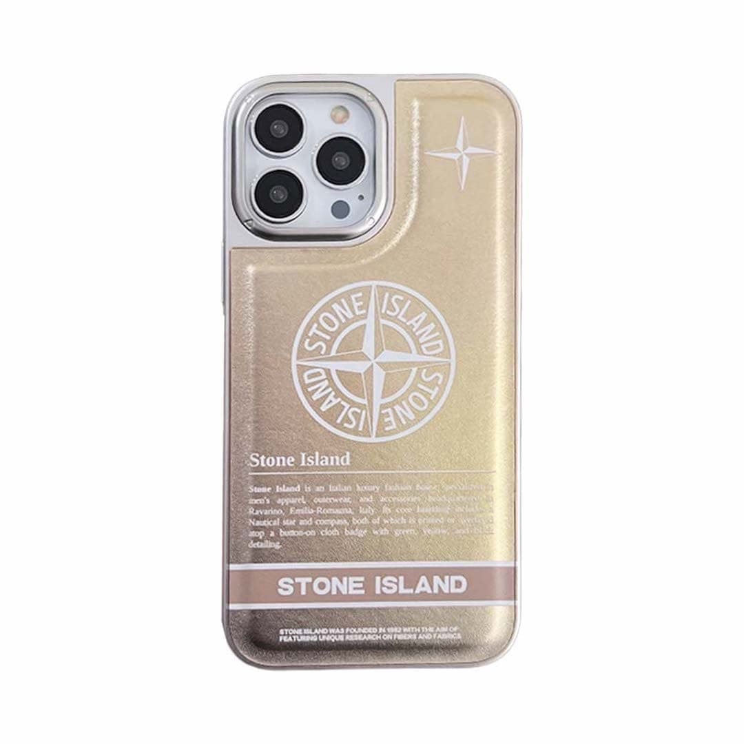 iphone case gold stone