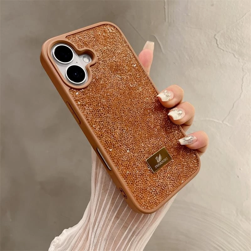 funda swarovski marron iphone