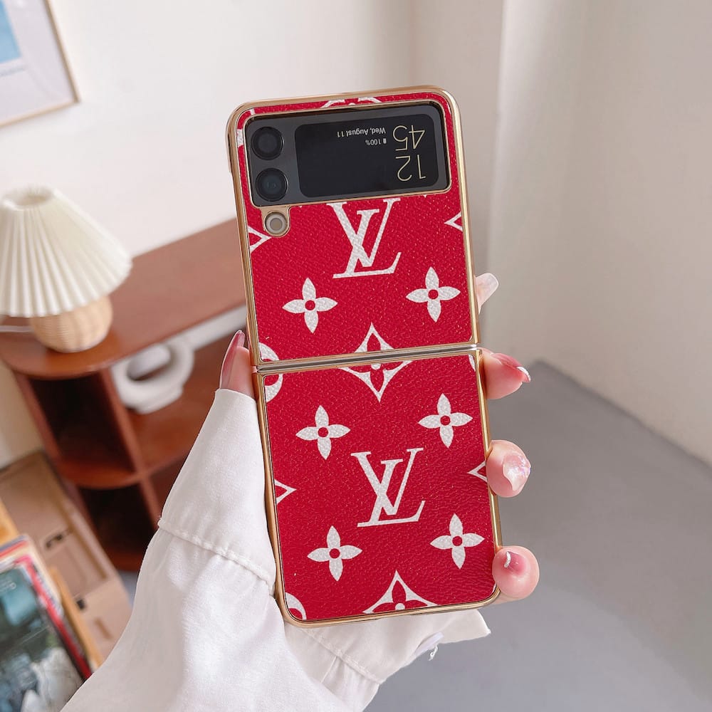 funda lv para zflip y zfold red