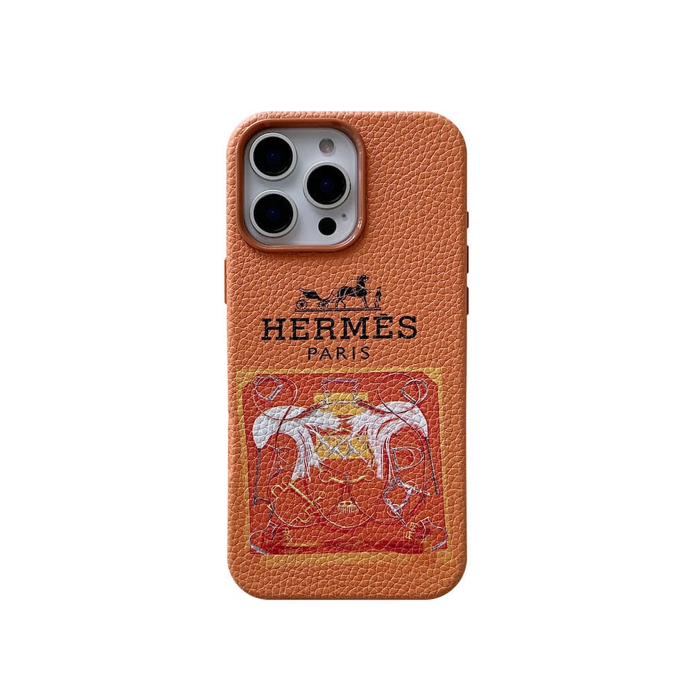 funda naranja hermes iphone
