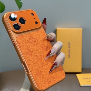funda lv iphone 17 naranja